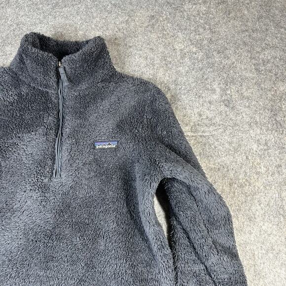 Patagonia Women’s Medium Los Gatos 1/4 Zip High Deep Pile Fleece Sweater Jacket - Picture 5 of 8